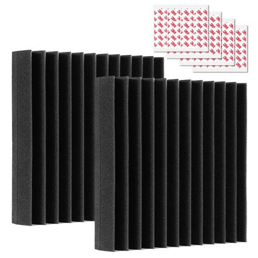 Skorter | 12-Pack: Sound-absorbing Padding Soundproof Foam