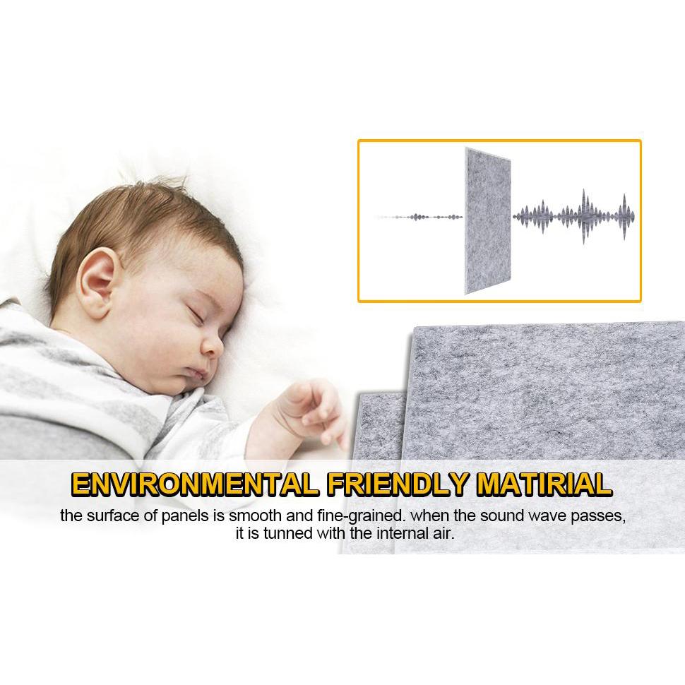 Skorter | 12-Pack: AGPtEK Acoustic Absorption Soundproofing Panels