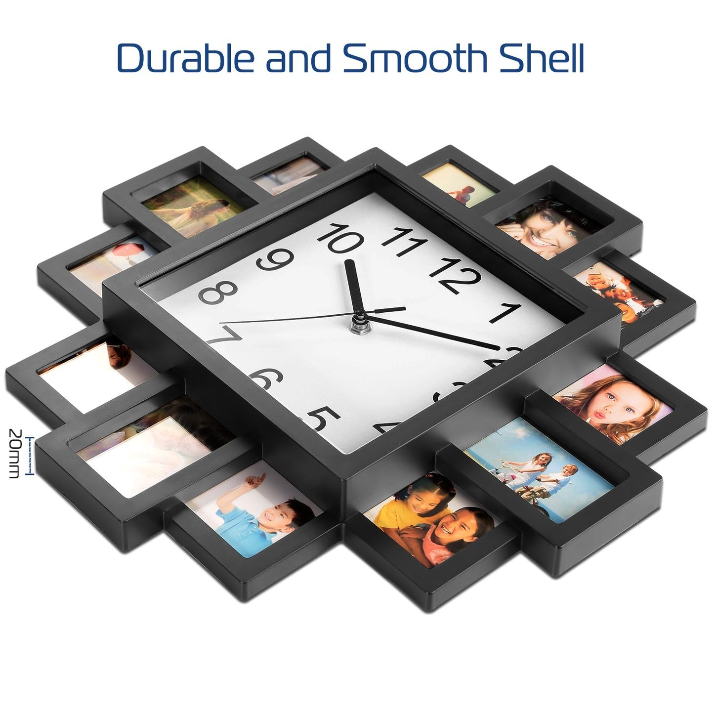 Skorter | 12-picture wall clock