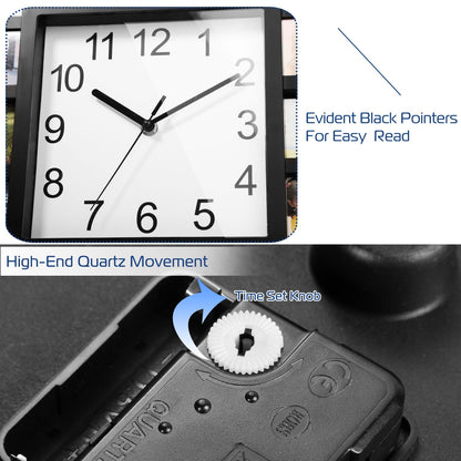 Skorter | 12-picture wall clock