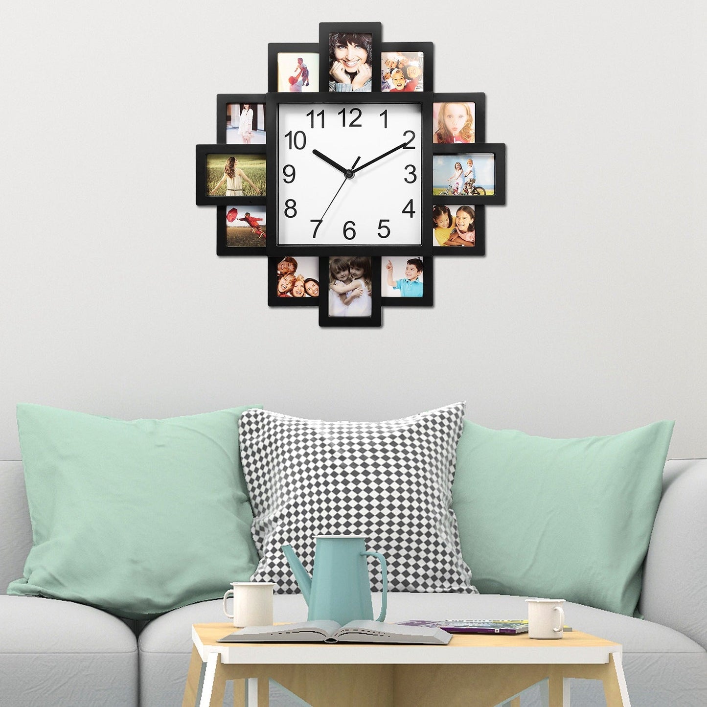 Skorter | 12-picture wall clock