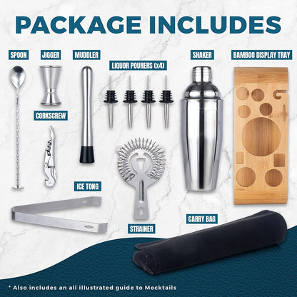 Skorter | 12-Piece: Cocktail Shaker Set