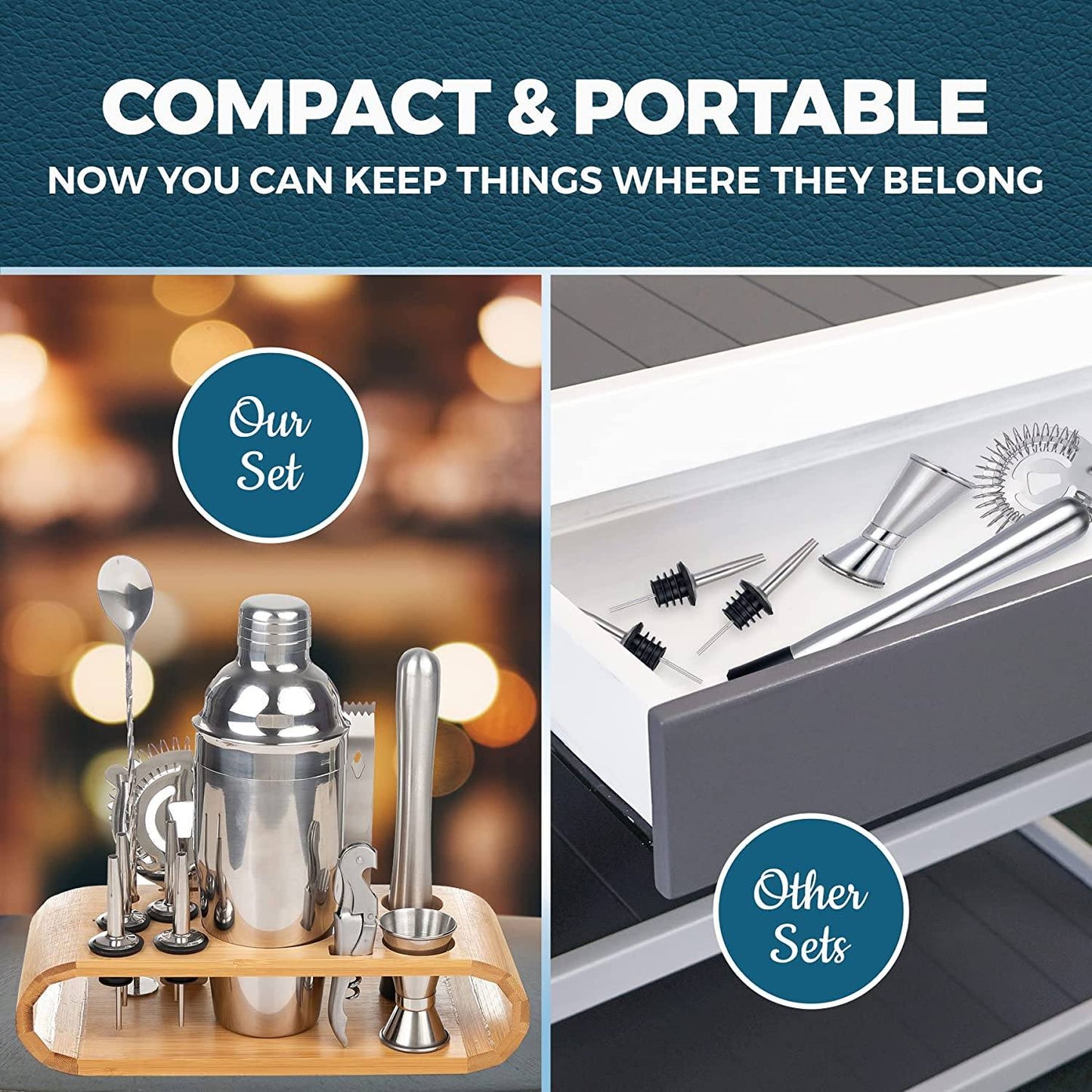 Skorter | 12-Piece: Cocktail Shaker Set