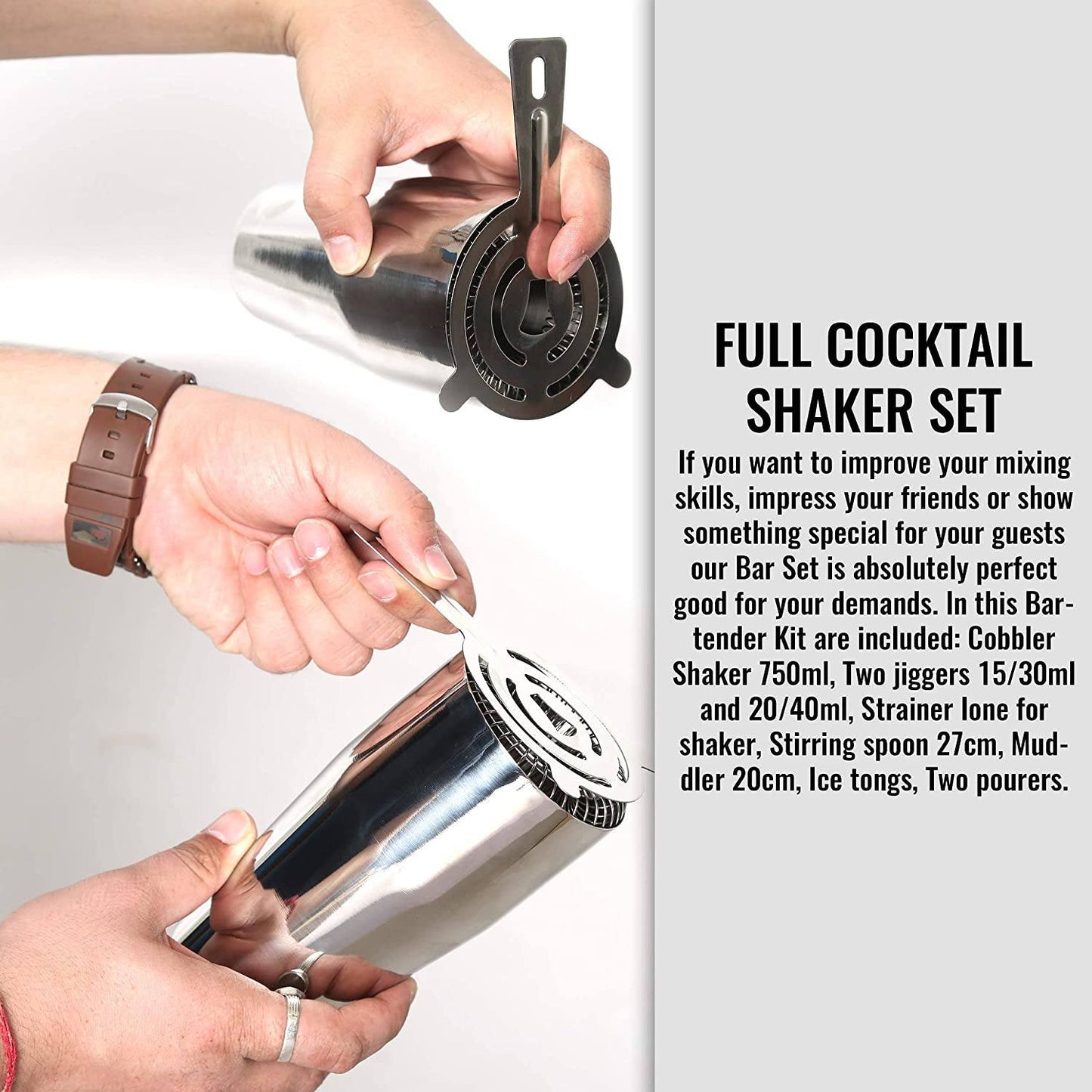 Skorter | 12-Piece: Cocktail Shaker Set