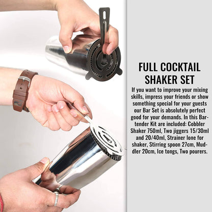 Skorter | 12-Piece: Cocktail Shaker Set
