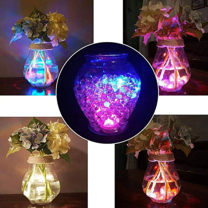 Skorter | 12-Piece: LED RGB Diving Light Remote Control Decorative Light