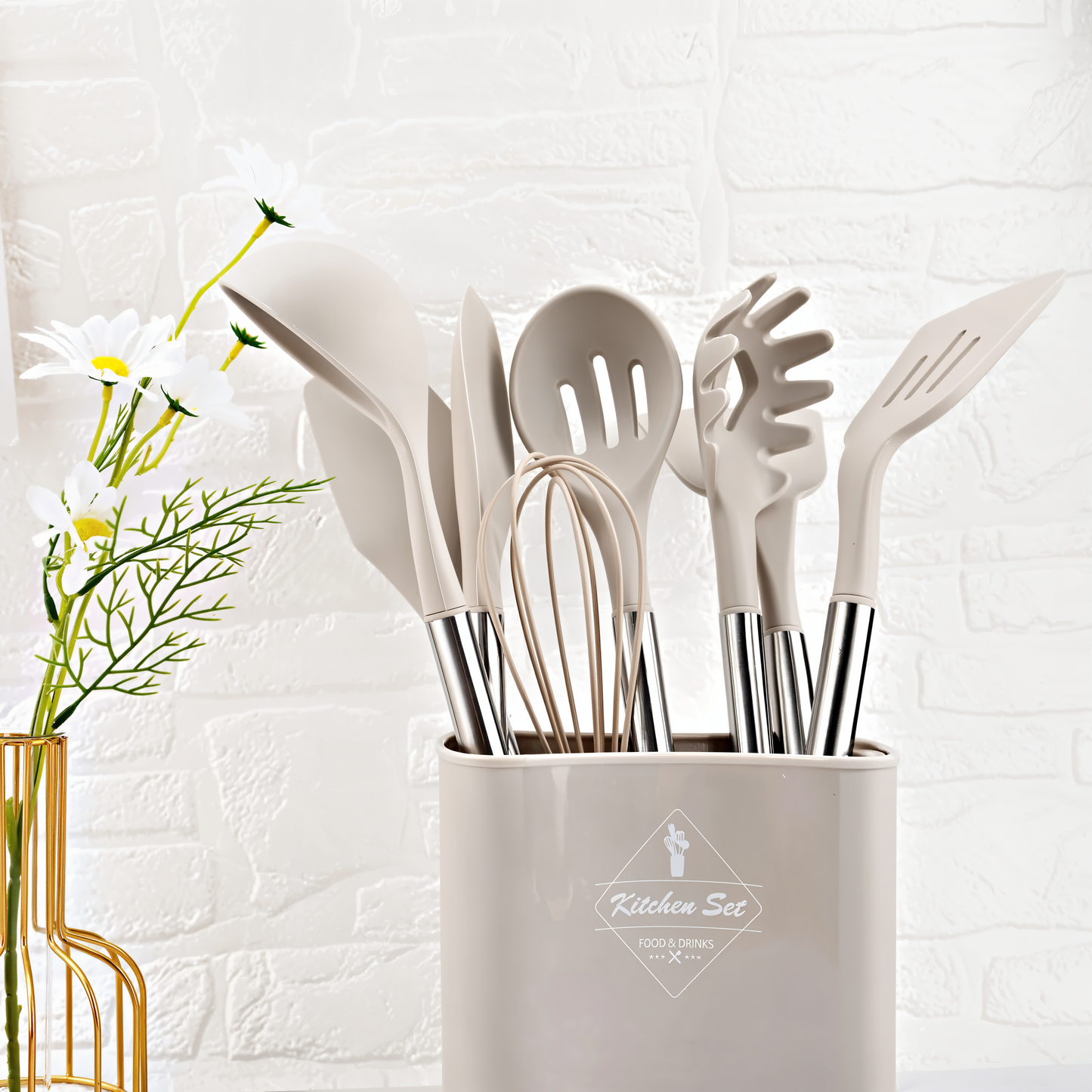 Skorter | 12-Piece Silicone Kitchen Utensil Set – Culinara Pro