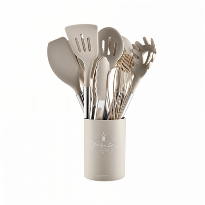 Skorter | 12-Piece Silicone Kitchen Utensil Set – Culinara Pro