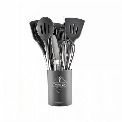 Skorter | 12-Piece Silicone Kitchen Utensil Set – Culinara Pro