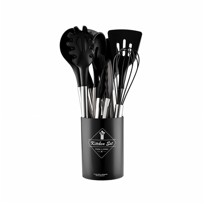 Skorter | 12-Piece Silicone Kitchen Utensil Set – Culinara Pro