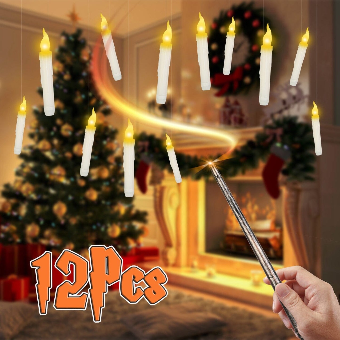 Skorter | 12-Pack: Flameless LED Magic Floating Lights