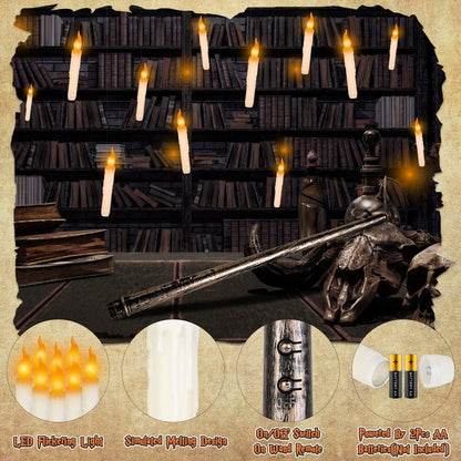 Skorter | 12-Piece: Flameless LED Magical Floating Lights