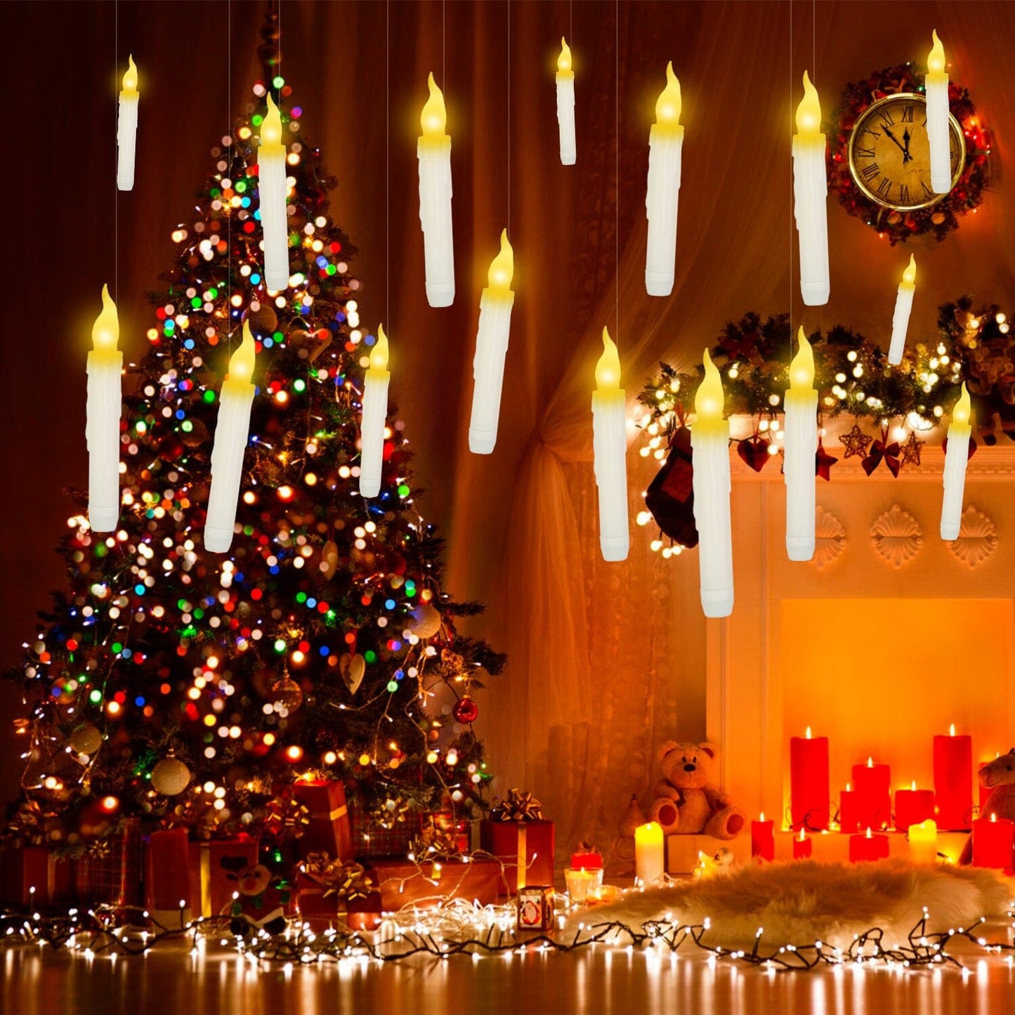 Skorter | 12-Piece: Flameless LED Magical Floating Lights