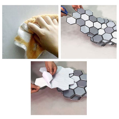 Skorter | 3D Wall Panel Modern Minimalistic Home Living Room Bathroom Panel Wall (5-Pack)