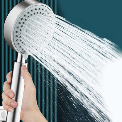 Skorter | Round self-cleaning hand shower adjustable spray pattern stainless steel hand shower