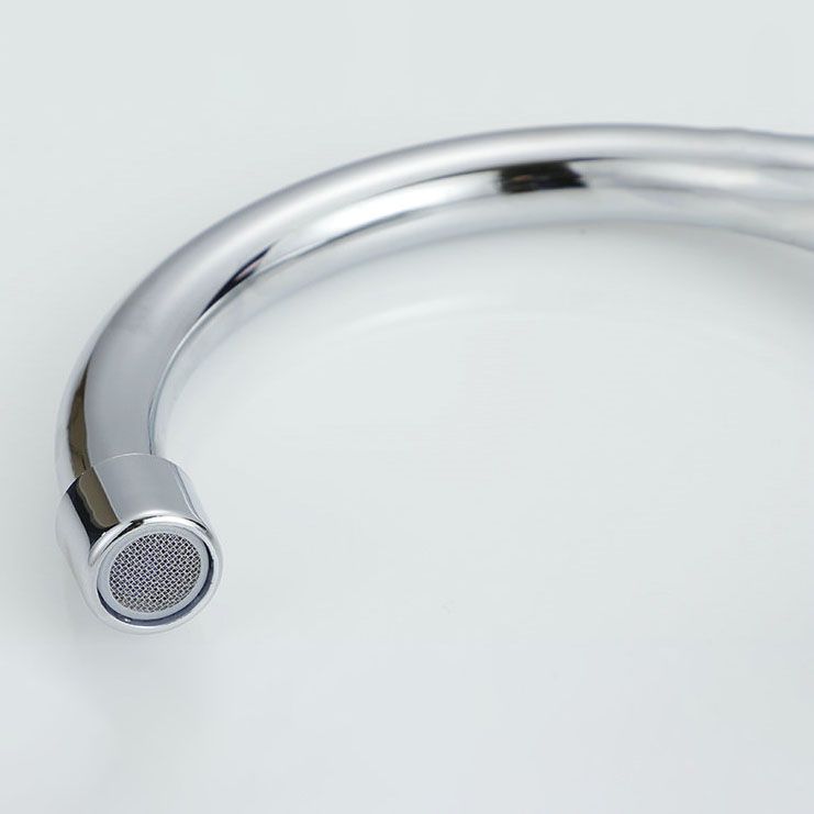 Skorter | Button handle central faucet Contemporary design sink faucet 2-hole faucet for the bathroom