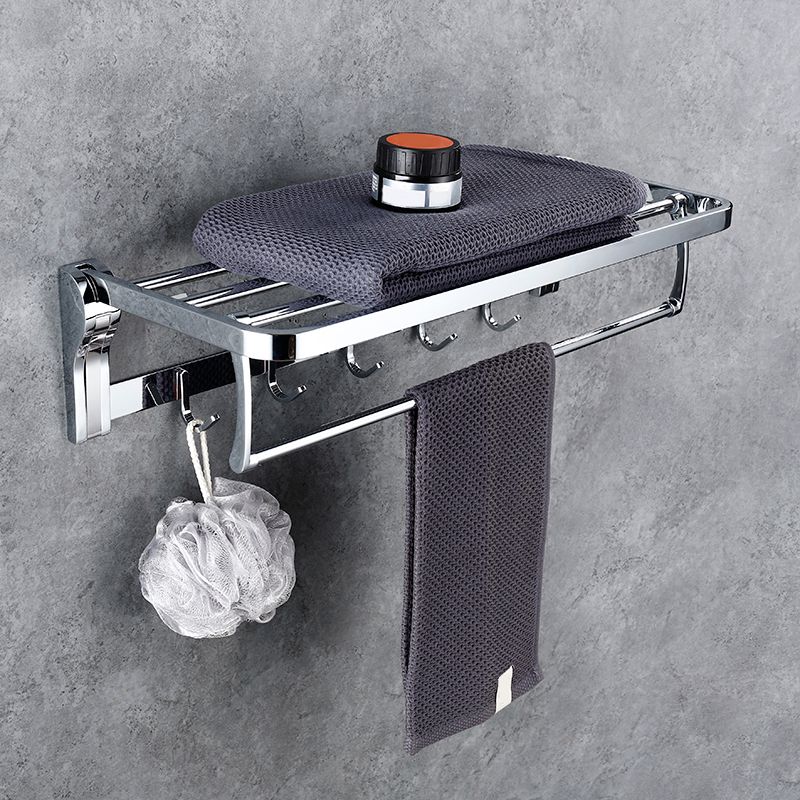 Skorter | Contemporary Bathroom Accessories Hardware Set in Silver with Soap Dish