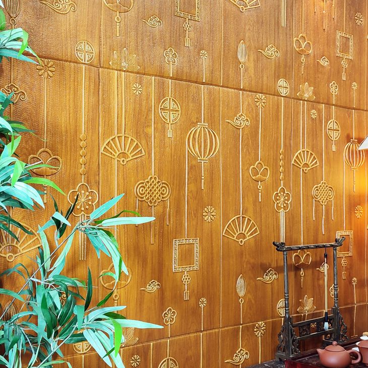 Skorter | Contemporary Wall Panels Self-Adhesive Waterproof Cartoon 3D Print Wall Covering