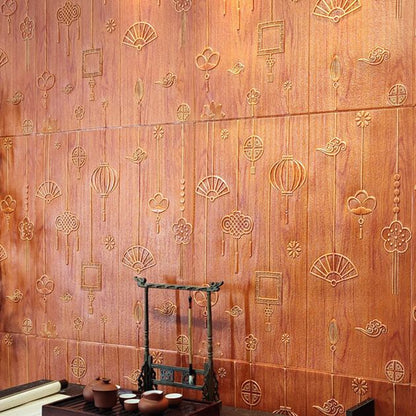 Skorter | Contemporary Wall Panels Self-Adhesive Waterproof Cartoon 3D Print Wall Covering