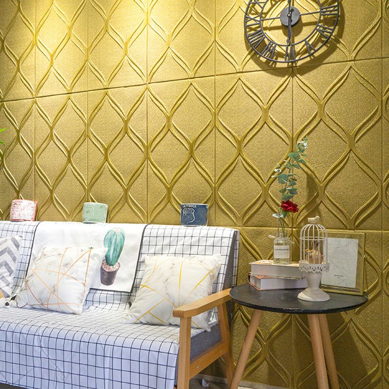 Skorter | Contemporary waterproof wall planks striped brick bedroom wall panels