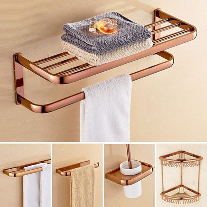 Skorter | 5-piece Vintage Bathroom Accessory Set Brass Fittings Set