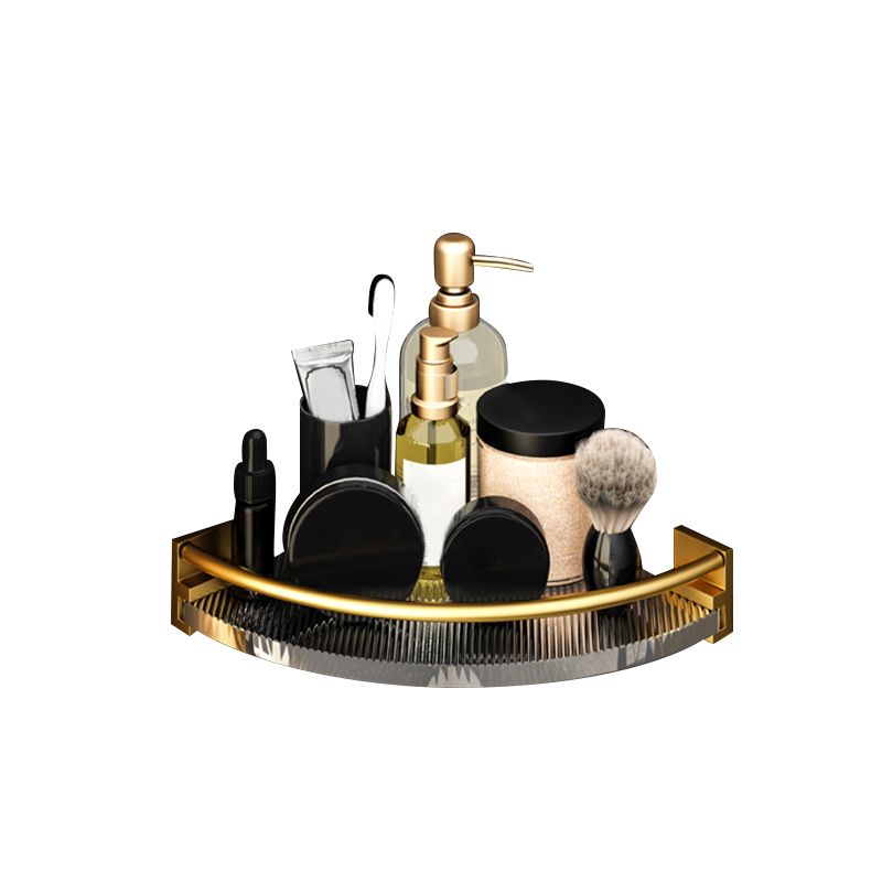 Skorter | 6-piece bathroom accessory set made of gold-colored metal bathroom hardware set