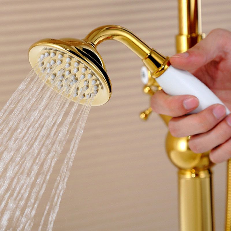 Skorter | All-Copper Single-Function Handheld Showerhead European Style Antique Rain Showerhead