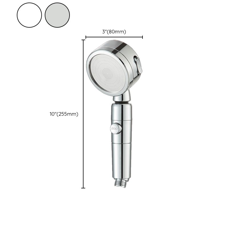 Skorter | Contemporary 3 Beam Shower Head Adjustable Spray Pattern Rotating Hand Shower