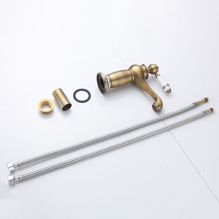 Skorter | Country House Wide Water Tap Basin Faucet with Lever Handle