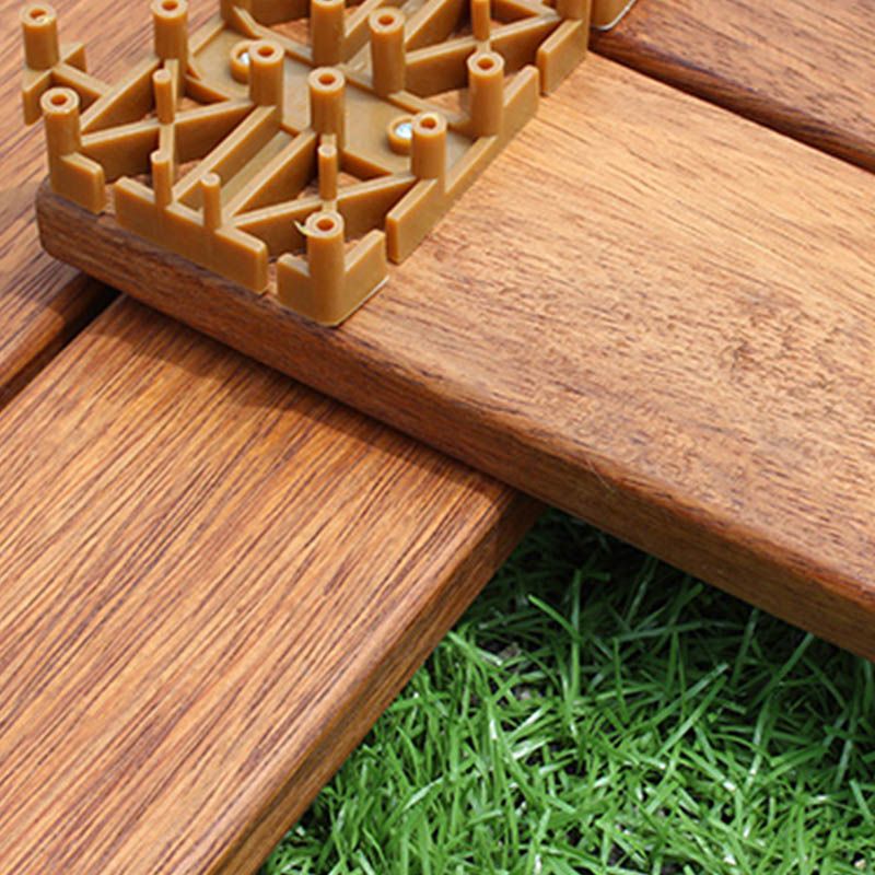 Skorter | Basic Wood Tile Set Composite Layable Patio Tiles