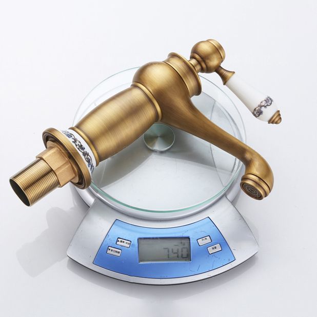 Skorter | Country House Wide Water Tap Basin Faucet with Lever Handle