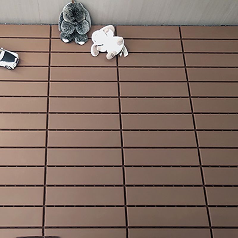 Skorter | 4-Slat 12" X 12" PVC Floor Tiles Connection Installation Floor Tiles