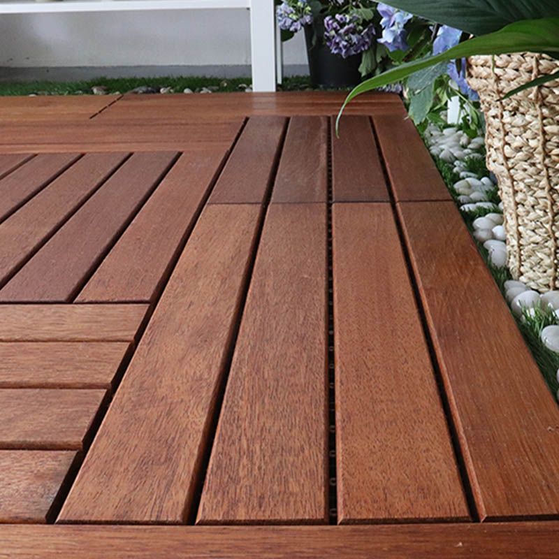Skorter | Basic Wood Outdoor Floor Tiles Click Patio Floor Tiles