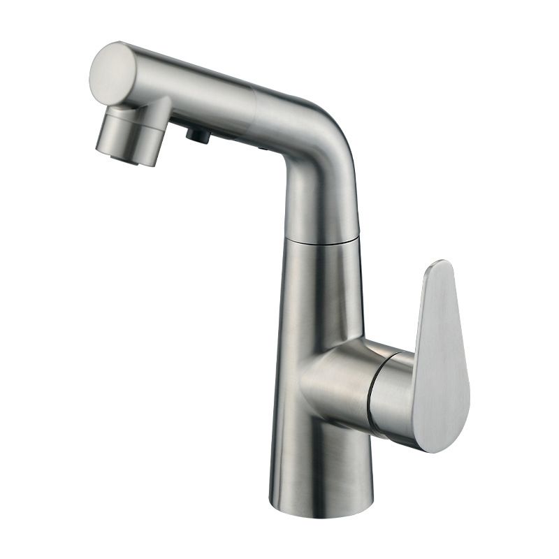Skorter | Contemporary Vessel Faucet Pull-Out Faucet with Single Lever Handle