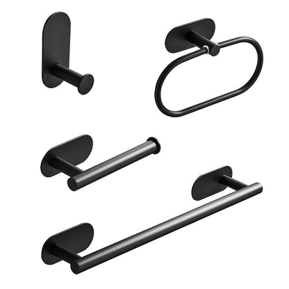 Skorter | 4-piece traditional bathroom hardware set with towel ring/paper holder & bath towel hook
