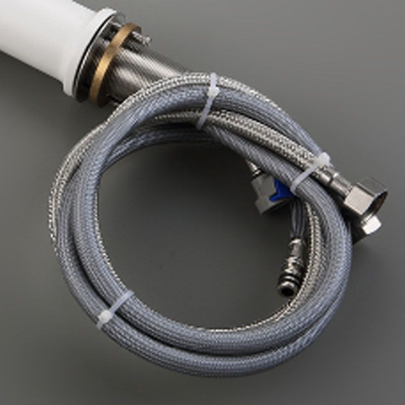 Skorter | Contemporary Single Handle Faucet Pull Out Kitchen Faucet with Lever Handle