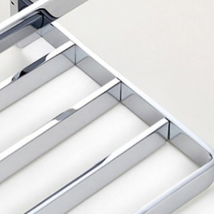 Skorter | Chrome brass modern bathroom accessory set with towel bar/ ring/ paper holder & bathrobe hook