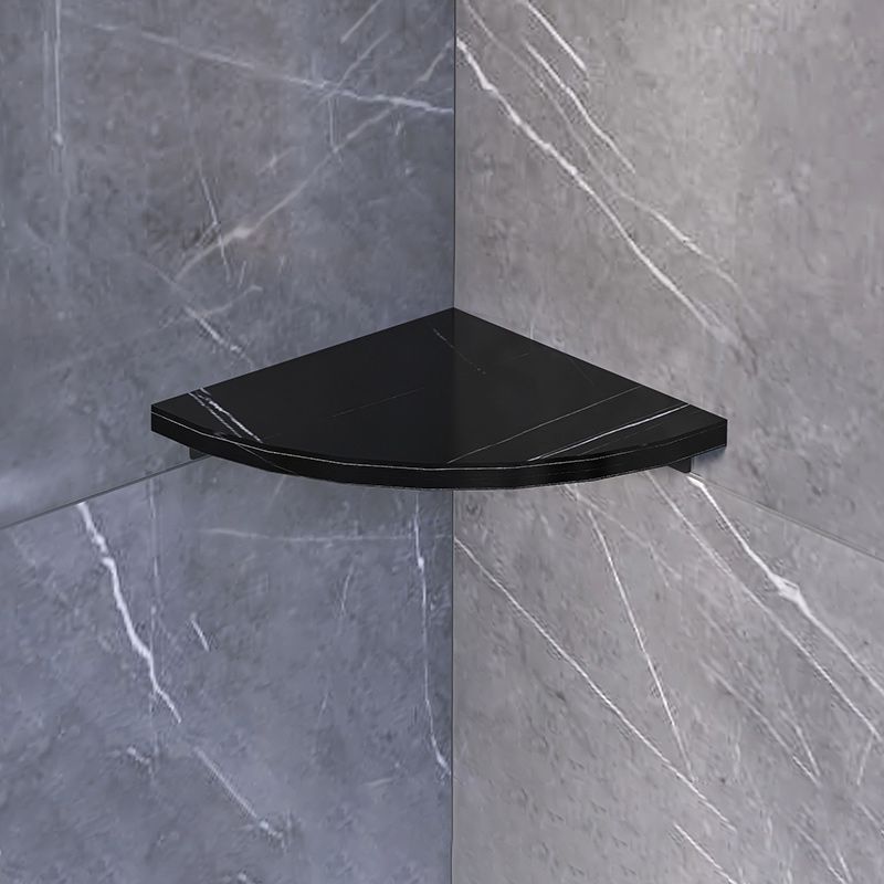 Skorter | 3-piece modern bathroom accessory set marble and metal bathroom shelf