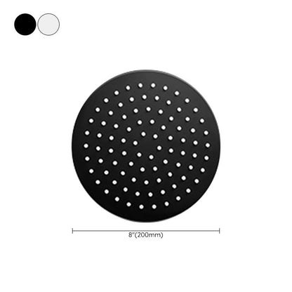 Skorter | Black round fixed shower head Modern design wall-mounted shower head