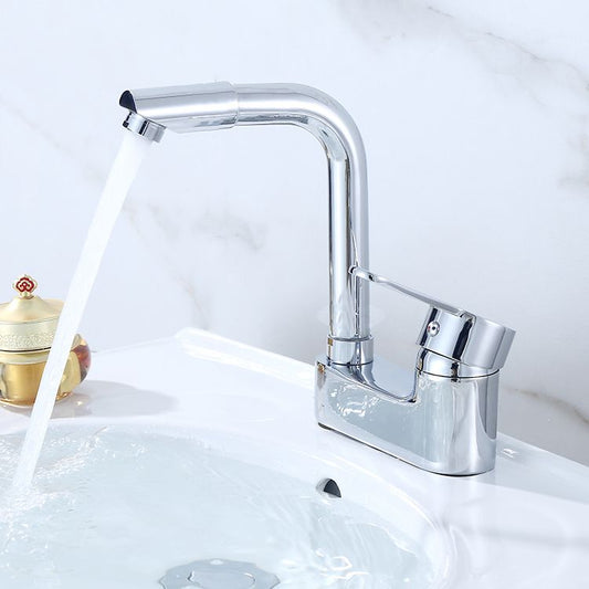 Skorter | Deck Mounted Center Freestanding Bathtub Filler Single Handle Freestanding Faucet