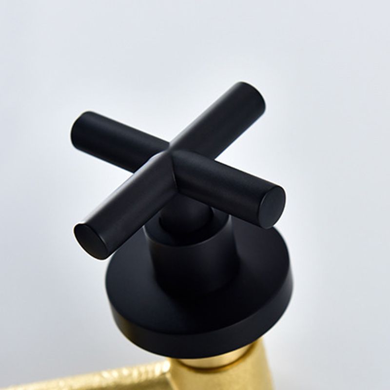 Skorter | 3 holes faucet 2 cross handle wall-mounted faucet for the bathroom