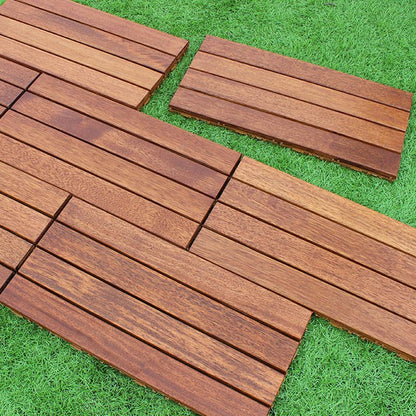 Skorter | Basic Wood Outdoor Floor Tiles Click Patio Floor Tiles