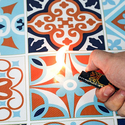 Skorter | 24" x 118" x 6mm Vinyl flooring for living spaces Peel and Stick PVC floor