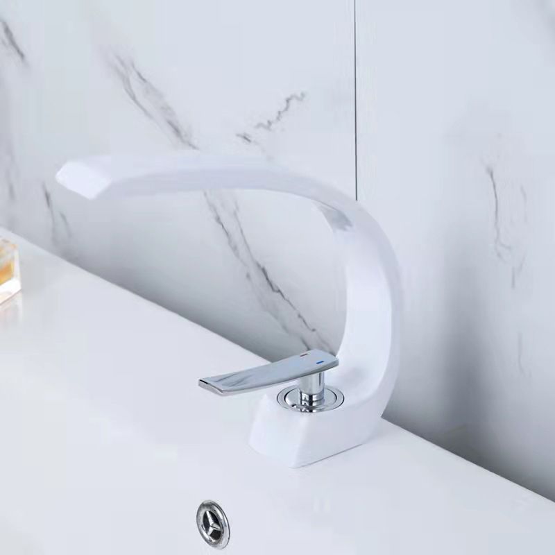 Skorter | 17 cm High Sink Faucet Luxury 1 Hole Sink Faucet Cubic Bathroom Faucet
