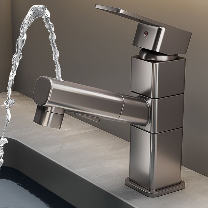 Skorter | Contemporary bathroom sink faucet single-handle swivel spout sink faucet