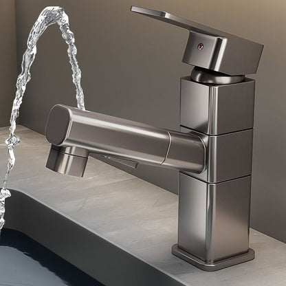 Skorter | Contemporary bathroom sink faucet single-handle swivel spout sink faucet