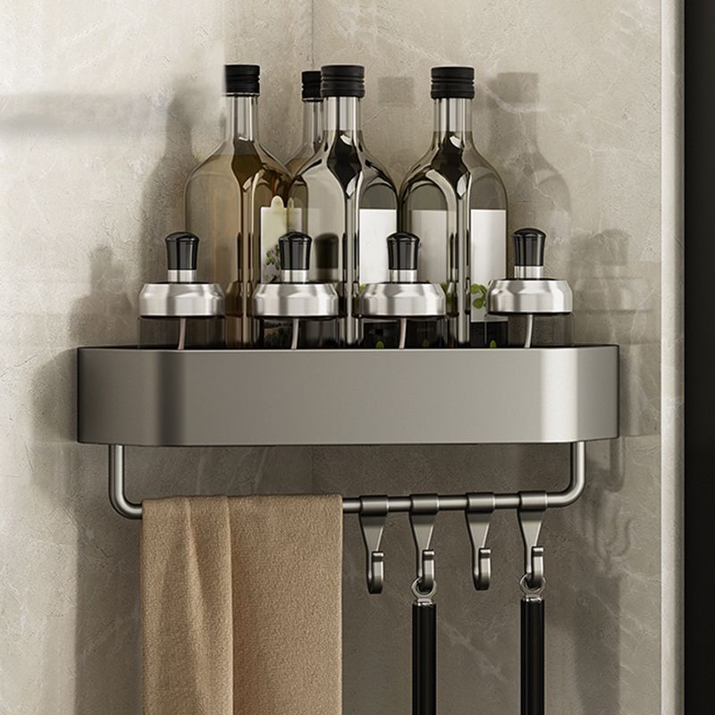 Skorter | Adhesive Holder Metal Bathroom Accessory Single Piece or in Set with Shelf