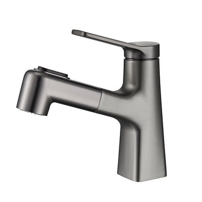 Skorter | Contemporary Vessel Faucet Metal Single Lever Low Arc Vessel Faucet for the Bathroom