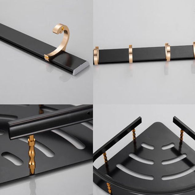 Skorter | Contemporary black bathroom accessories as a single item or in a set
