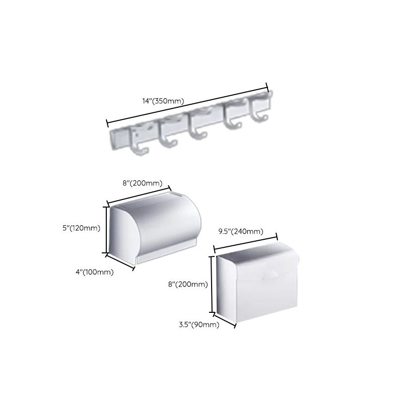 Skorter | Contemporary Bathroom Accessory Hardware Set made of Metal with Soap Dish